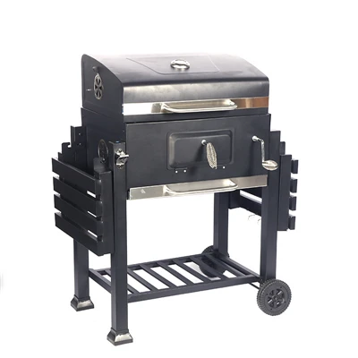 park style charcoal grill